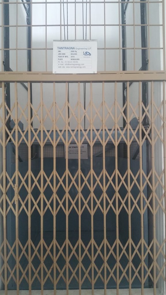 Cage Lift Commissioned At Ashirwad Betelnut Company, Shimoga